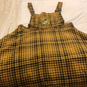 Harry Potter Hufflepuff house adjustable strap overall dress